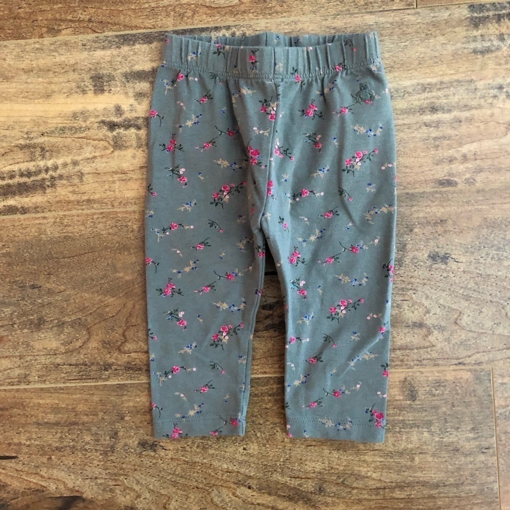 GAP Baby Organic Cotton Mix and Match Printed Bodysuit and Leggings 2-Piece 3-6M - Picture 3 of 9